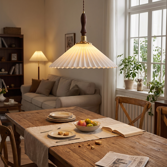 Arden Pleated Dome Pendant