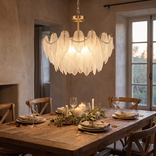 Plume Pearl Chandelier