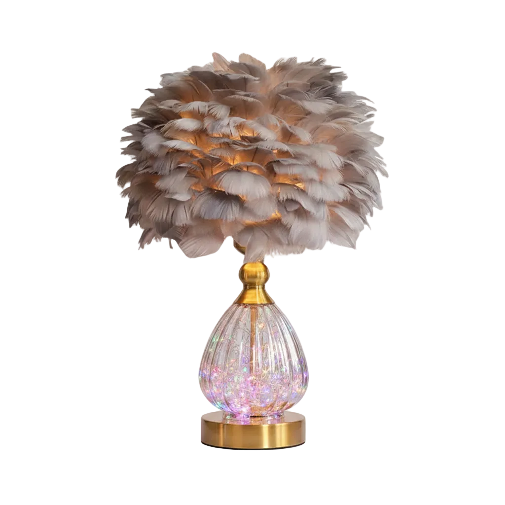 Plume Feather Table Lamp