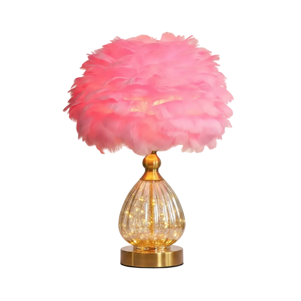 Plume Feather Table Lamp