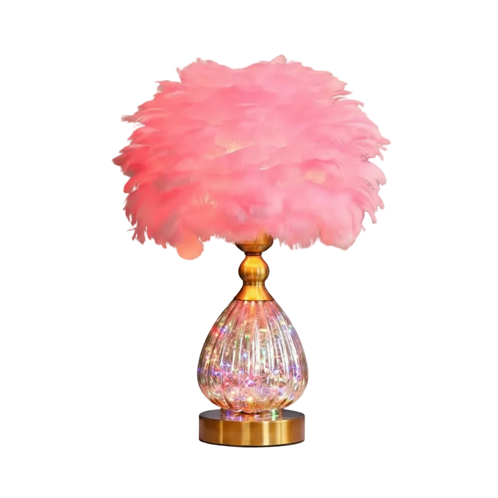 Plume Feather Table Lamp