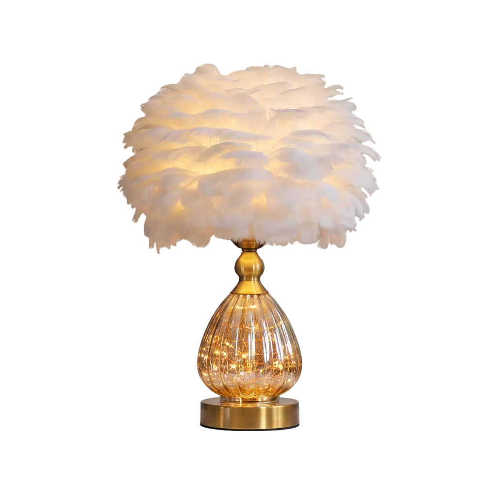 Plume Feather Table Lamp