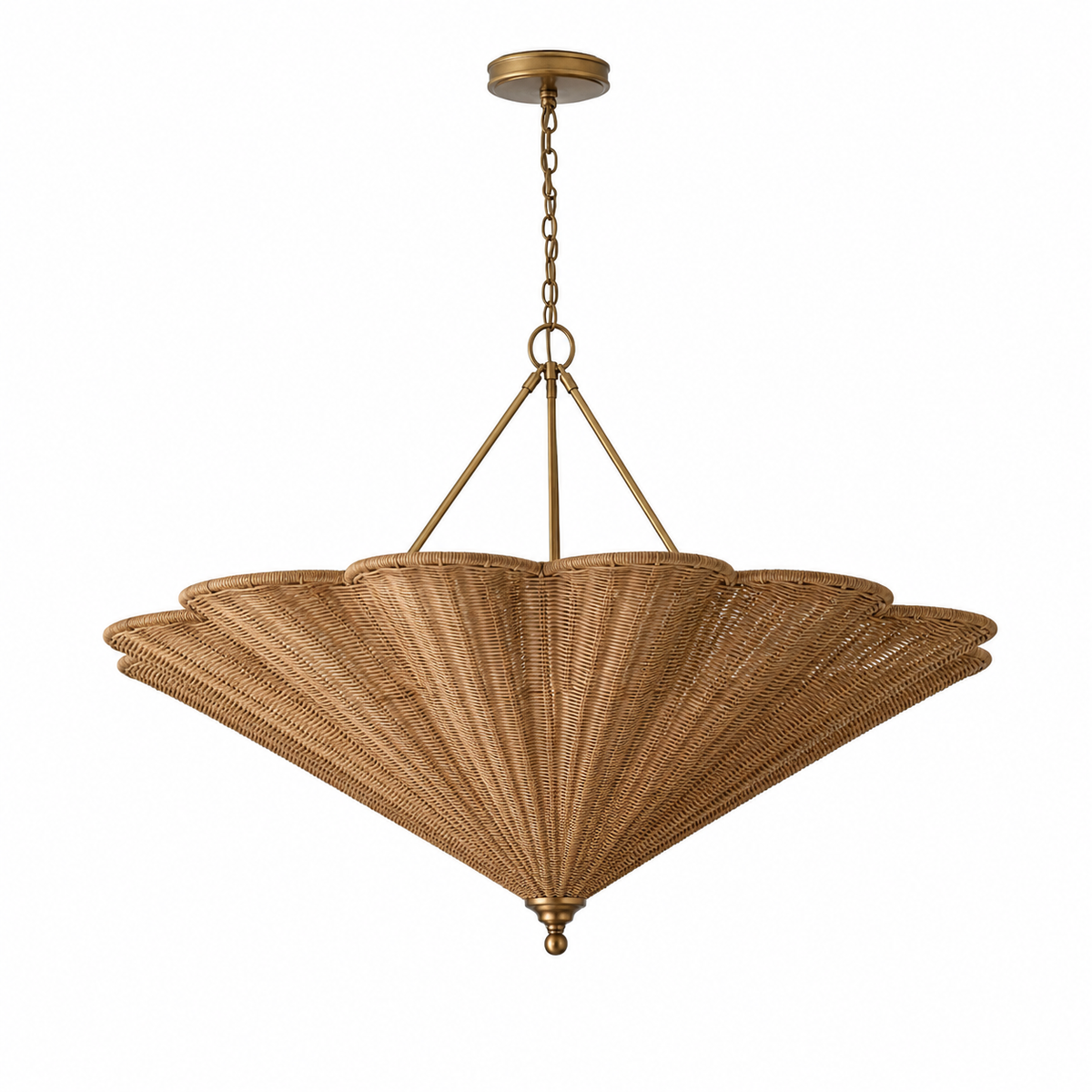 Soleil Rattan Umbrella Pendant
