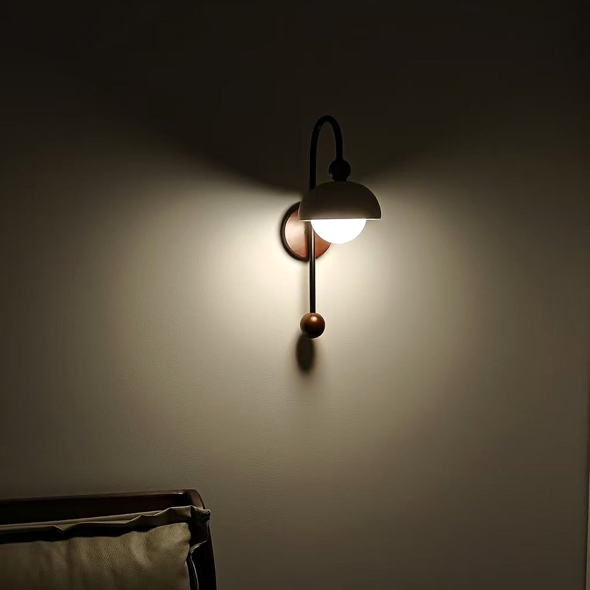 Travertine Dome Wall Sconce