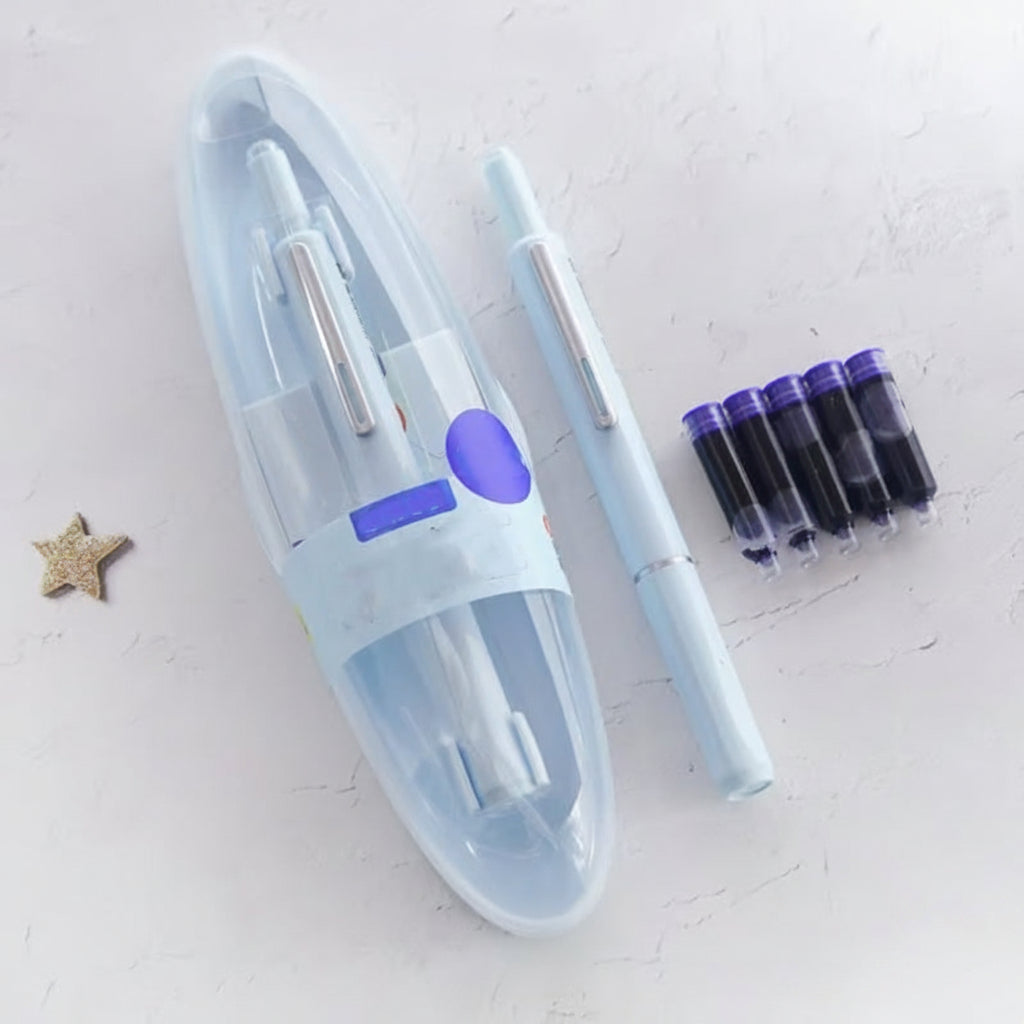 Smooth Writing Retractable Ergonomic Fountain Pen Office