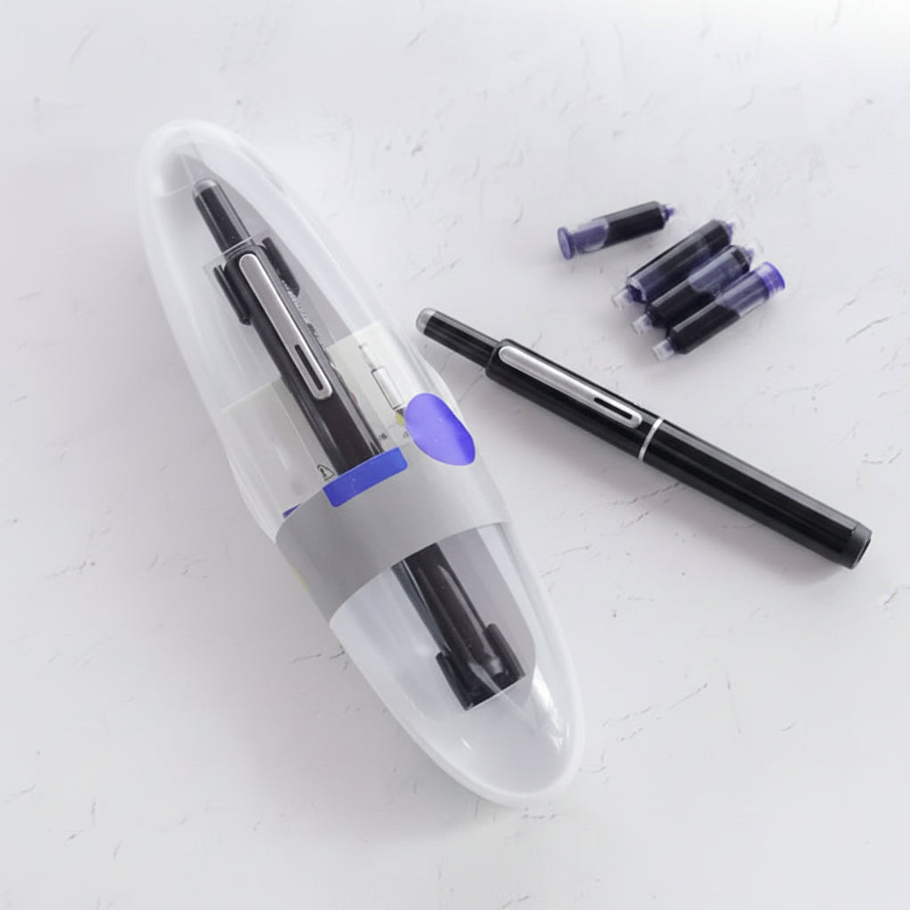 Smooth Writing Retractable Ergonomic Fountain Pen Office
