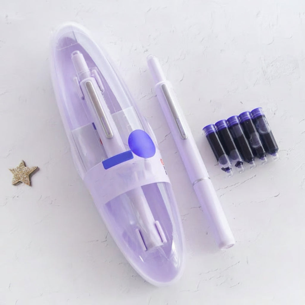 Smooth Writing Retractable Ergonomic Fountain Pen Office
